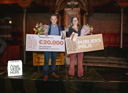 Bekendmaking winnaar De Grote Poëzieprijs 2025 Bekendmaking winnaar De Grote Poëzieprijs 2025